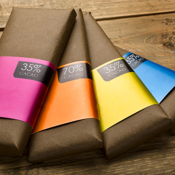 packaged chocolate bars