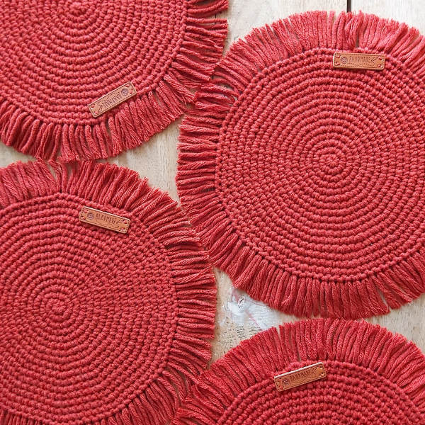 macrame coasters