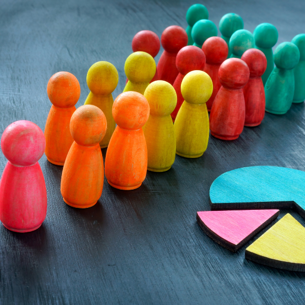 colorful mini figurines 
