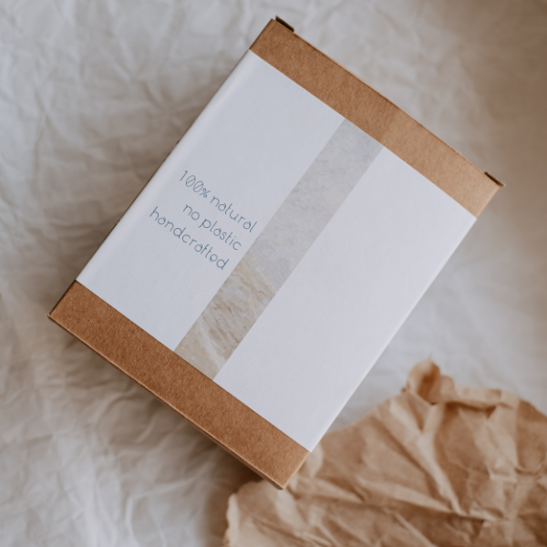 a packaging brown box