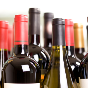 wine bottles