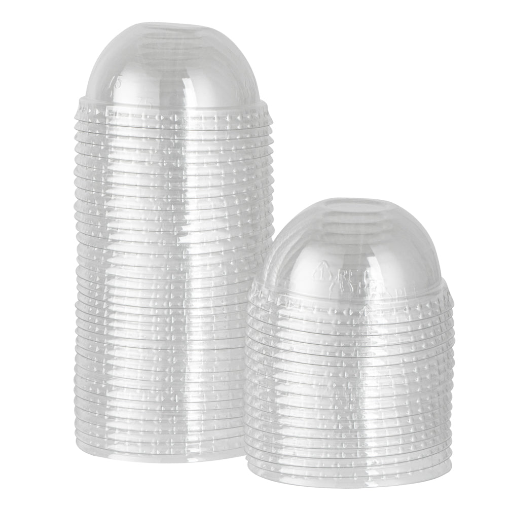 Round Clear Plastic To Go Cup Dome Lid - Fits 3 oz - 200 count box