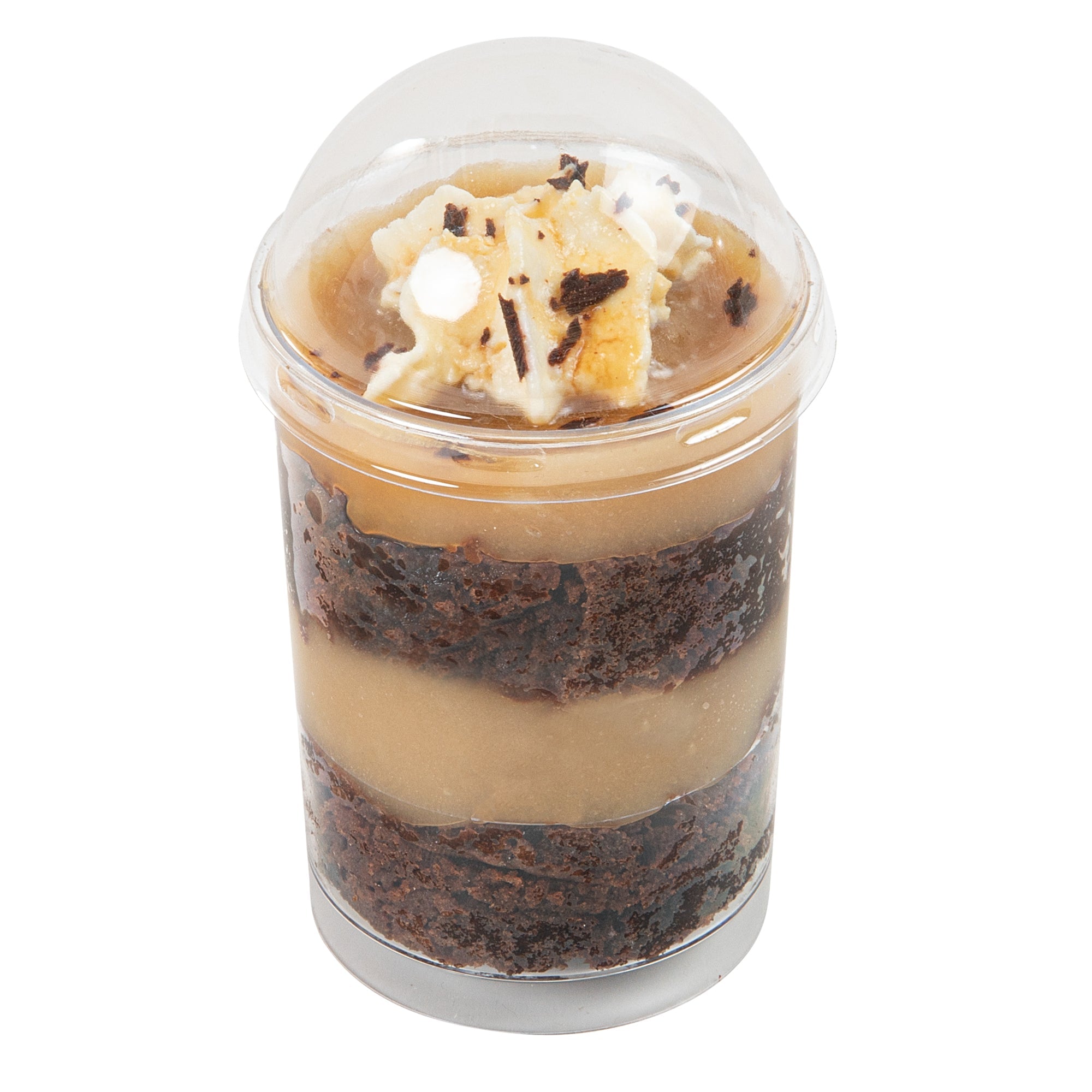 Round Clear Plastic Dome Lid - Fits 6 oz Dessert Cup - 100 count box
