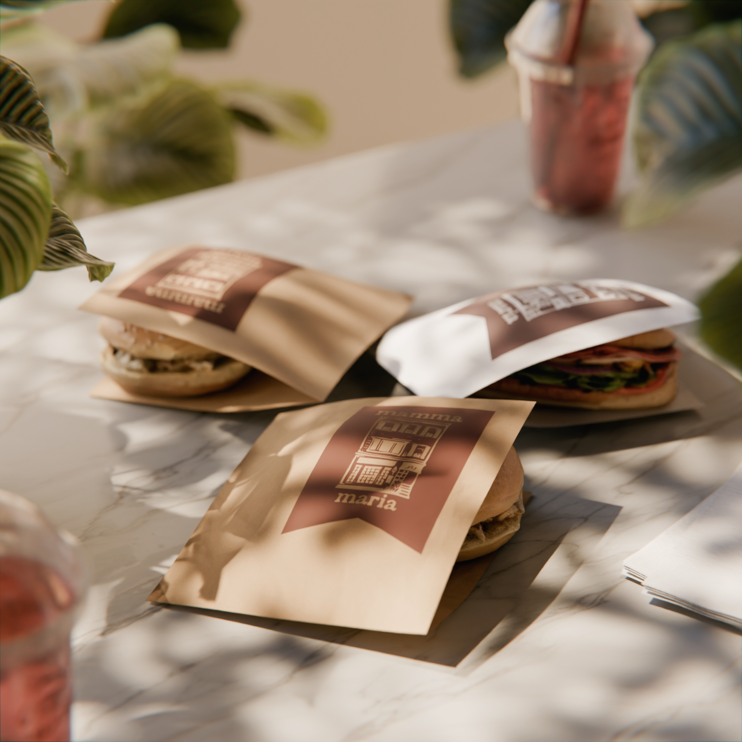 Custom Double Open Bag - Greaseproof