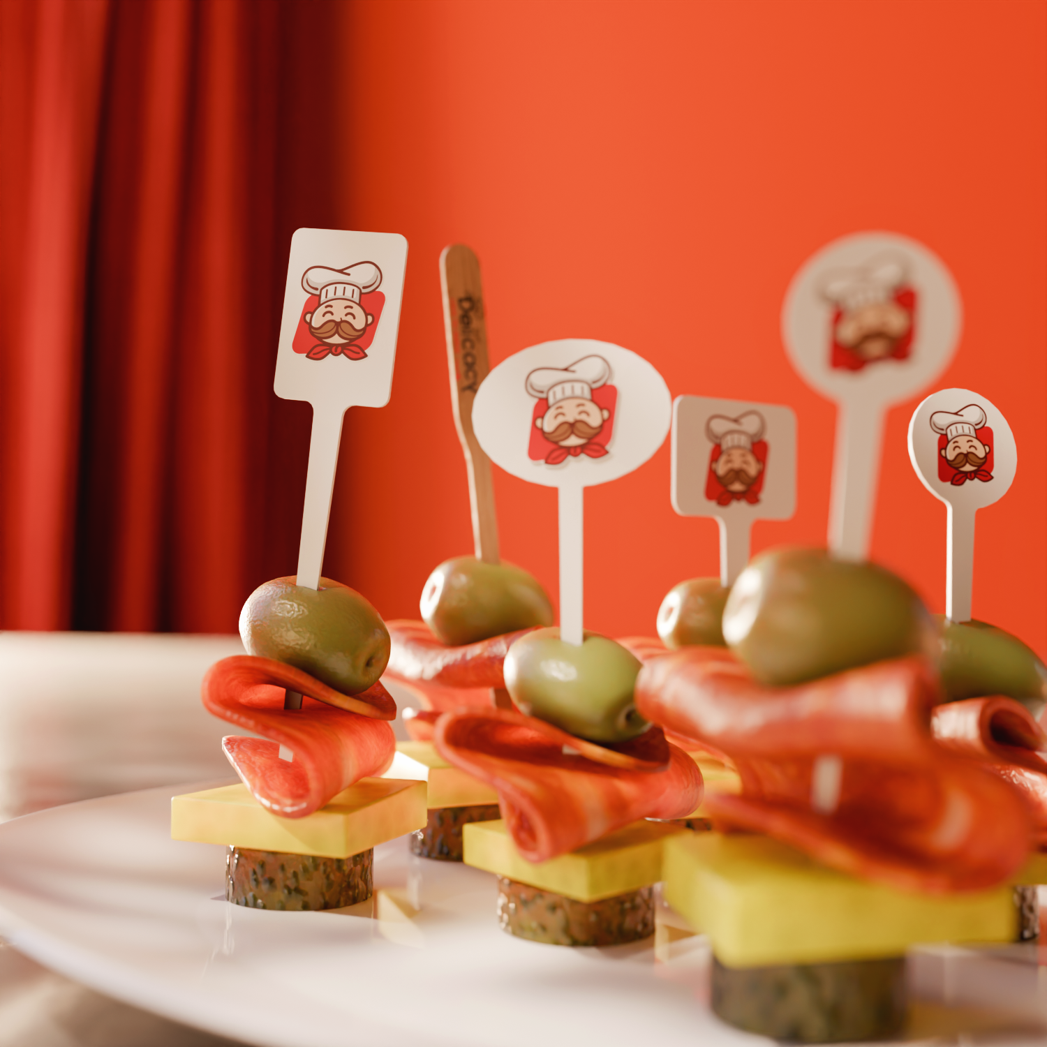Custom Food Piks