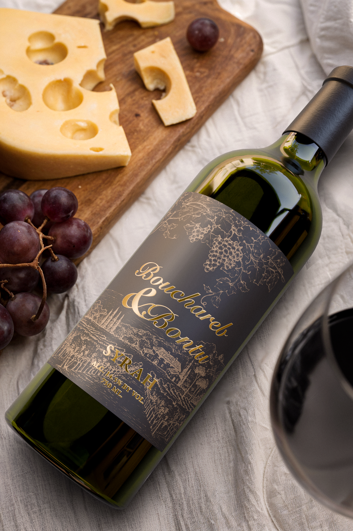 Custom Wine Bottleshot